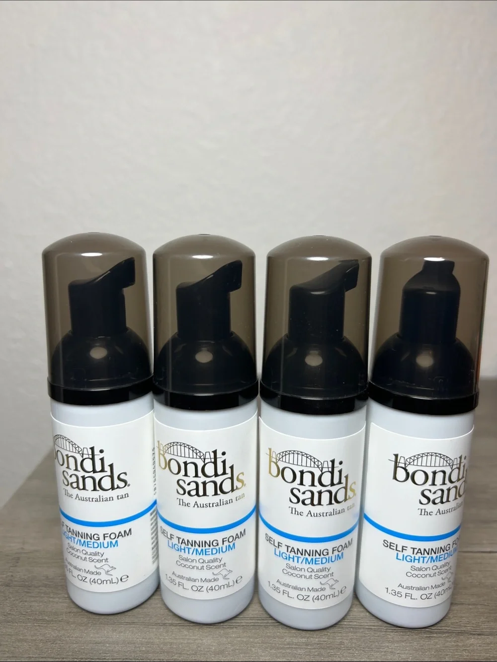 Bondi Sands Light Medium Self Tanning Foam Travel Size Bottles